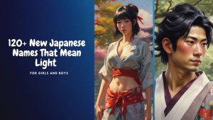 Japanese names that mean light for girls